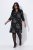 Ulla Popken 844739 Vestido com manga 3/4 Preto - Vestidos midi - Vestidos Midi Tamanhos Grandes