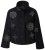 Ulla Popken 844839 Casaco curto com bordado de flocos de neve Azul-marinho - Jaquetas - Casacos plus size para mulher