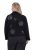 Ulla Popken 844839 Casaco curto com bordado de flocos de neve Azul-marinho - Jaquetas - Casacos plus size para mulher