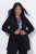 Ulla Popken 844842 Blazer em malha Preto - Blazers e Coletes - Blazers em Tamanhos Grandes