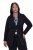 Ulla Popken 844842 Blazer em malha Preto - Blazers e Coletes - Blazers em Tamanhos Grandes