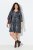 Ulla Popken 844945 Vestido de jersey estampado Preto - Vestidos em jersey - 
