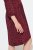 Ulla Popken 844945 Vestido de jersey evasê com decote em V Ameixa - Vestidos em jersey - 