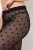 Ulla Popken 844970 Leggings de meia com padrão Preto - Collants & meias - 