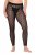 Ulla Popken 844970 Leggings de meia com padrão Preto - Collants & meias - 