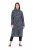 Ulla Popken 844993 Vestido de sweat estampado Azul-marinho - Vestidos de moletom - 