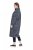 Ulla Popken 844993 Vestido de sweat estampado Azul-marinho - Vestidos de moletom - 