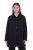 Ulla Popken 845026 Sobrecamisa com textura zebra Preto - Jaquetas - Casacos plus size para mulher