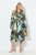 Ulla Popken 845122 Vestido midi estampado com bolsos Turquesa - Vestidos midi - Vestidos Midi Tamanhos Grandes