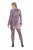 Ulla Popken 845145 Vestido de lantejoulas com decote em V Rosa - Vestidos de noite - Vestidos de festa em tamanhos grandes