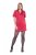 Ulla Popken 845148 Vestido justo floral Magenta - Vestidos - Vestidos para todos os tamanhos