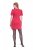 Ulla Popken 845148 Vestido justo floral Magenta - Vestidos - Vestidos para todos os tamanhos