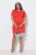 Ulla Popken 845150 Vestido justo de manga curta Vermelho - Vestidos - Vestidos para todos os tamanhos
