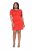 Ulla Popken 845150 Vestido justo de manga curta Vermelho - Vestidos - Vestidos para todos os tamanhos