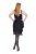 Ulla Popken 845152 Vestido sem mangas Preto - Vestidos de noite - Vestidos de festa em tamanhos grandes