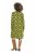 Ulla Popken 845190 Vestido de jersey floral Turquesa - Vestidos em jersey - 