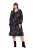 Ulla Popken 845287 Vestido midi estampado Preto - Vestidos midi - Vestidos Midi Tamanhos Grandes