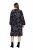 Ulla Popken 845287 Vestido midi estampado Preto - Vestidos midi - Vestidos Midi Tamanhos Grandes