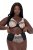 Ulla Popken 845347 Tangas com flores Rosa velho - Cuecas - 