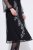 Ulla Popken 845366 Vestido de noite com decote em V Preto - Vestidos de noite - Vestidos de festa em tamanhos grandes