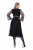 Ulla Popken 845366 Vestido de noite com decote em V Preto - Vestidos de noite - Vestidos de festa em tamanhos grandes