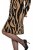 Ulla Popken 845378 Vestido de malha com padrão animal Bege - Vestidos de noite - Vestidos de festa em tamanhos grandes