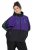 Ulla Popken 845648 Corta-vento com mangas morcego Lilás - Jaquetas - Casacos plus size para mulher