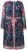 Ulla Popken 845649 Vestido de chiffon floral Azul-marinho - Vestidos midi - Vestidos Midi Tamanhos Grandes