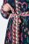 Ulla Popken 845649 Vestido de chiffon floral Azul-marinho - Vestidos midi - Vestidos Midi Tamanhos Grandes
