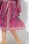 Ulla Popken 845649 Vestido midi de manga comprida Vermelho baga - Vestidos midi - Vestidos Midi Tamanhos Grandes