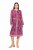 Ulla Popken 845649 Vestido midi de manga comprida Vermelho baga - Vestidos midi - Vestidos Midi Tamanhos Grandes