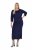 Ulla Popken 845705 Vestido de jersey Azul-marinho - Vestidos midi - Vestidos Midi Tamanhos Grandes