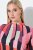 Ulla Popken 845794 Vestido de jersey estampado Rosa - Vestidos - Vestidos para todos os tamanhos