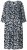 Ulla Popken 845825 Vestido midi floral com manga 3/4 Preto - Vestidos midi - Vestidos Midi Tamanhos Grandes
