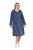 Ulla Popken 845863 Vestido às riscas com decote em V Azul-marinho - Vestidos - Vestidos para todos os tamanhos