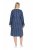 Ulla Popken 845863 Vestido às riscas com decote em V Azul-marinho - Vestidos - Vestidos para todos os tamanhos