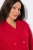 Ulla Popken 846021 Sobretudo polar Vermelho - Casacos - Casacos de Mulher em Tamanhos Grandes