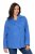 Ulla Popken 846021 Sobretudo polar Azul - Casacos - Casacos de Mulher em Tamanhos Grandes