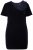 Ulla Popken 846051 Vestido de veludo de manga curta Azul-marinho - Vestidos de noite - Vestidos de festa em tamanhos grandes