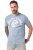 JP1880 846221 Rolling Stones Tongue T-shirt Azul claro - T-shirts de bandas - Camisetas de Bandas em Tamanhos Grandes