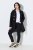 Ulla Popken 846278 Sobretudo softshell Preto - Casacos - Casacos de Mulher em Tamanhos Grandes