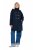 Ulla Popken 846278 Sobretudo softshell Azul-marinho - Casacos - Casacos de Mulher em Tamanhos Grandes