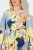 Ulla Popken 846330 Vestido comprido floral Azul claro - Vestidos maxi - Vestidos maxi plus size para mulher