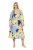 Ulla Popken 846330 Vestido comprido floral Azul claro - Vestidos maxi - Vestidos maxi plus size para mulher