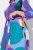 Ulla Popken 846351 Vestido camiseiro estampado Lilás - Vestidos midi - Vestidos Midi Tamanhos Grandes