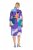 Ulla Popken 846351 Vestido camiseiro estampado Lilás - Vestidos midi - Vestidos Midi Tamanhos Grandes