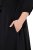 Ulla Popken 846373 Vestido midi com cinto para atar Preto - Vestidos midi - Vestidos Midi Tamanhos Grandes