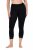 Ulla Popken 846491 Leggings de meia 3/4 com renda Preto - Collants & meias - 