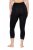 Ulla Popken 846491 Leggings de meia 3/4 com renda Preto - Collants & meias - 