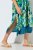 Ulla Popken 846493 Vestido estampado Petróleo - Cafetãs - 